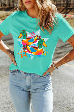 Mint Green Graphic Tees