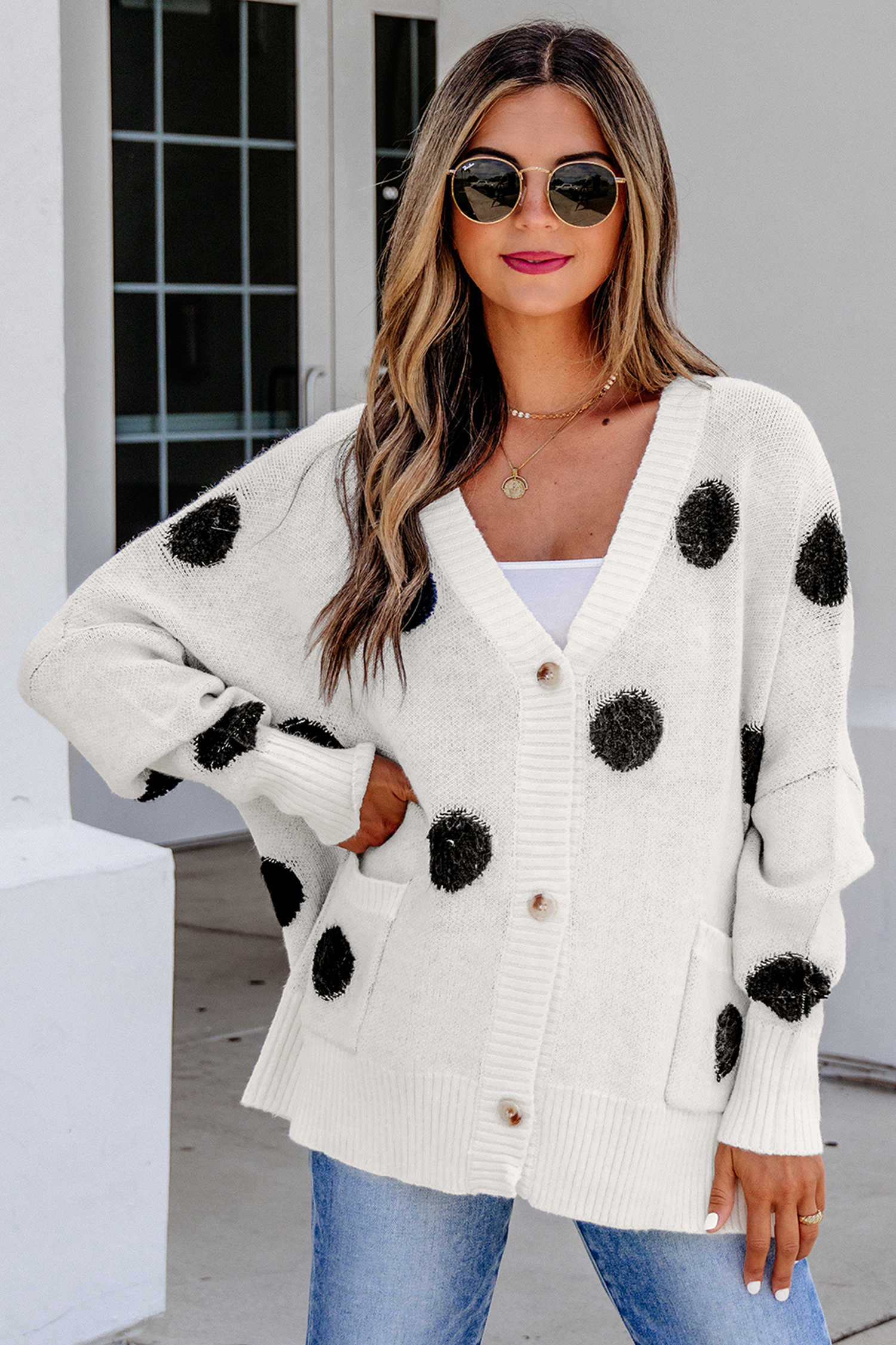 Beige Cardigans