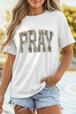 White Graphic Tees