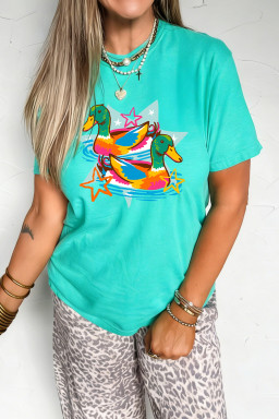 Mint Green Graphic Tees