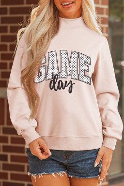 Apricot Pink Graphic Sweatshirts