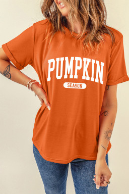Orange Graphic Tees