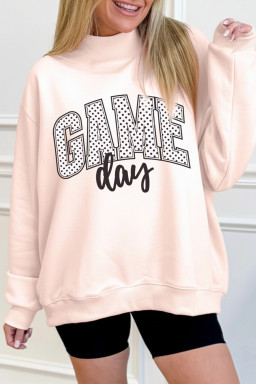 Apricot Pink Graphic Sweatshirts