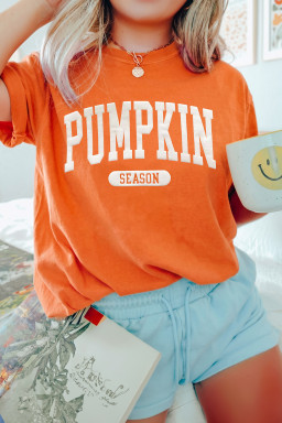 Orange Graphic Tees