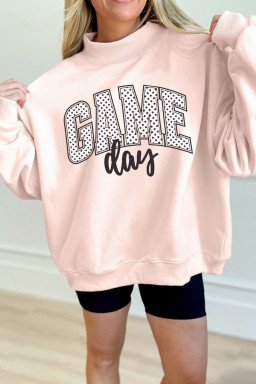 Apricot Pink Graphic Sweatshirts