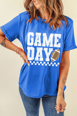 Dark Blue Graphic Tees
