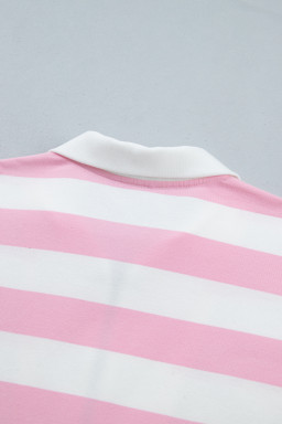 Pink Stripe Short Sets
