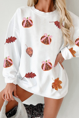 White Graphic Sweatshirts