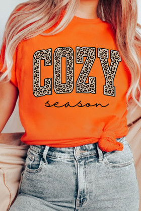 Orange Graphic Tees