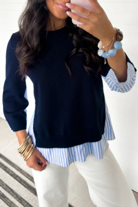 Navy Blue Sweaters