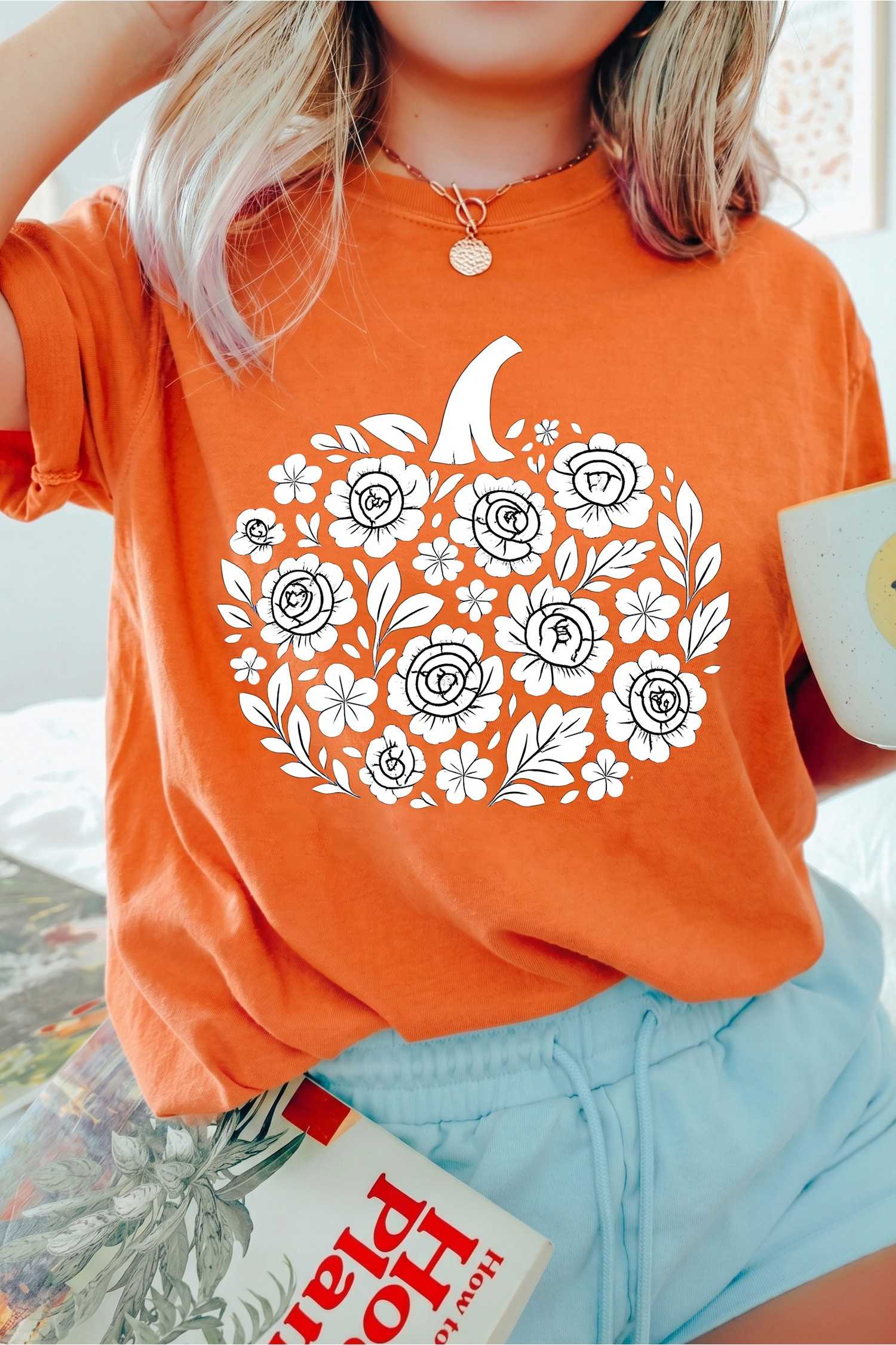 Orange Graphic Tees