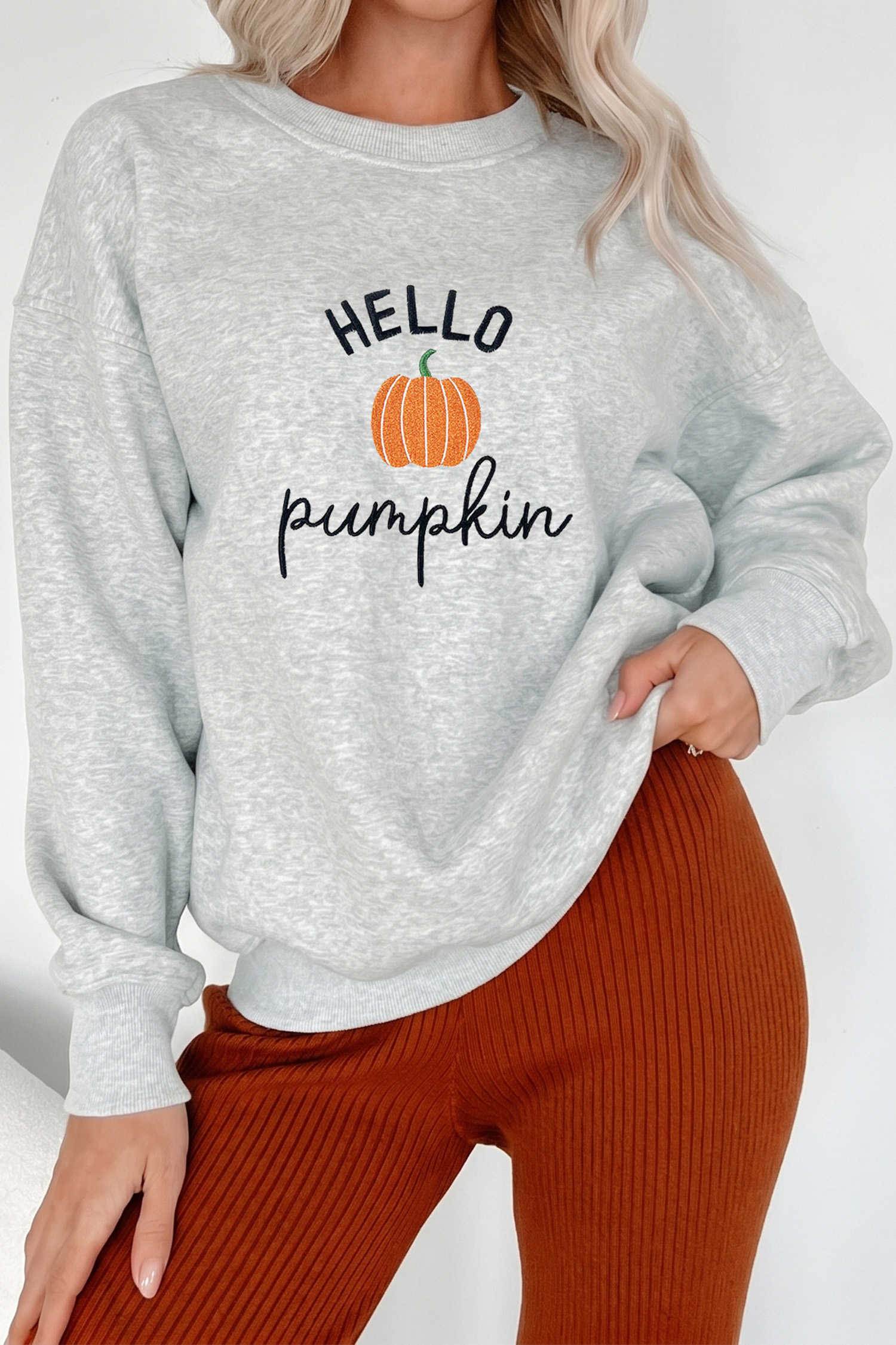 Gray Graphic Sweatshirts