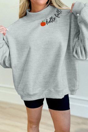 Gray Graphic Sweatshirts