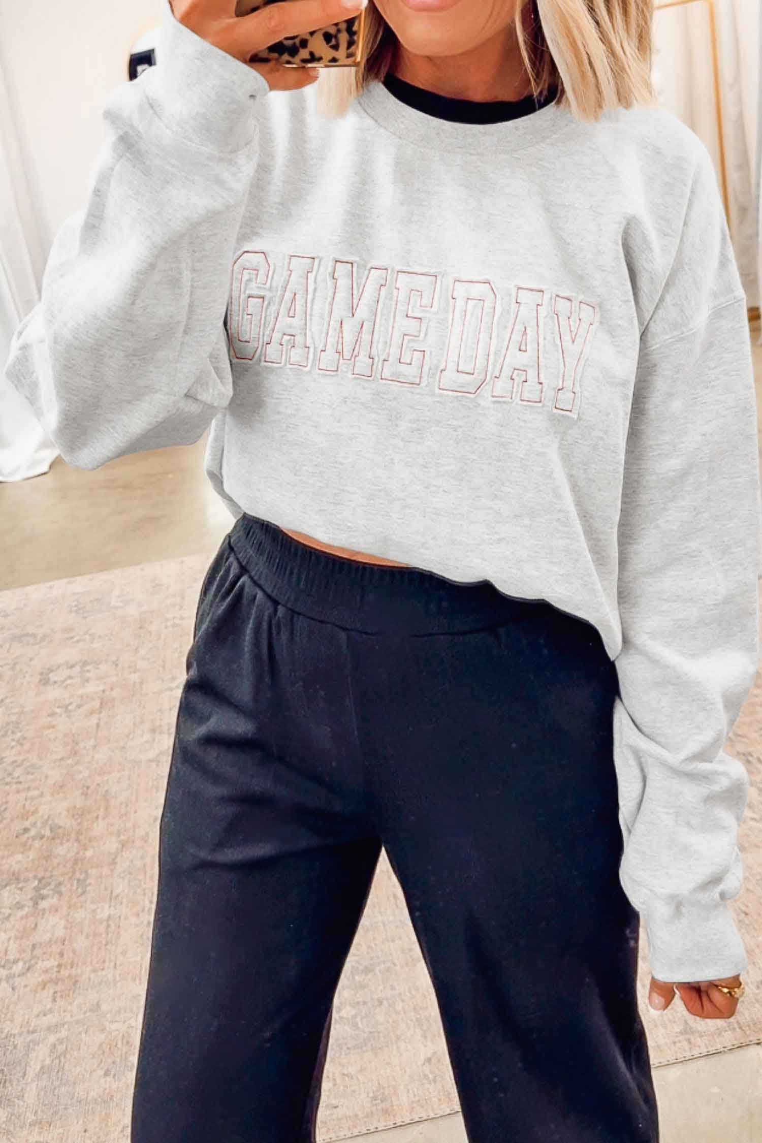 Light Grey Sweatshirts & Hoodies